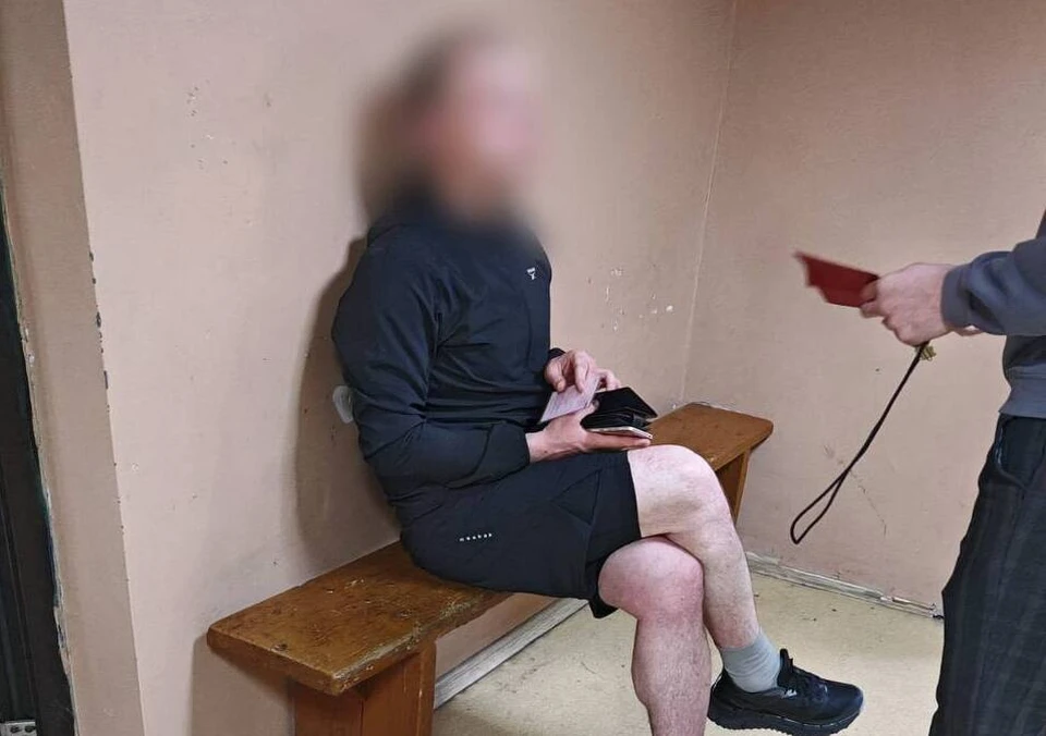 Задержанному всего 25 лет. Фото: пресс-служба отдела МВД России по Уссурийску.