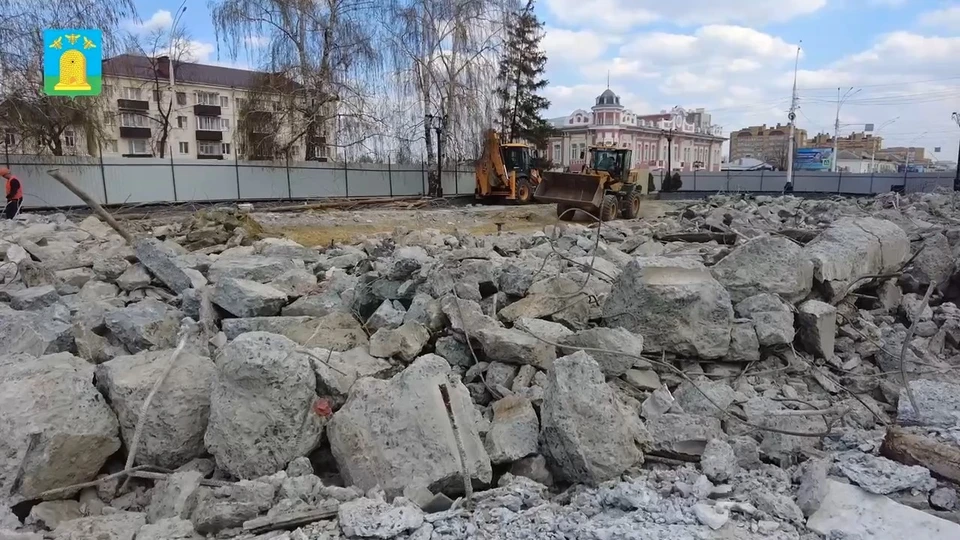 Для проведения работ объект пришлось полностью разобрать