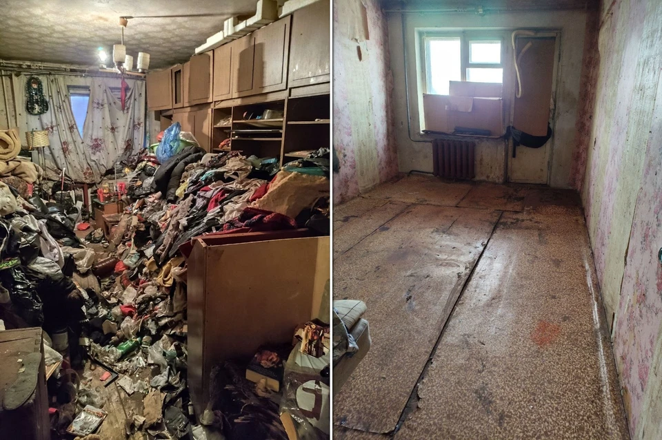 Было - стало. Фото: УФССП по Красноярскому краю