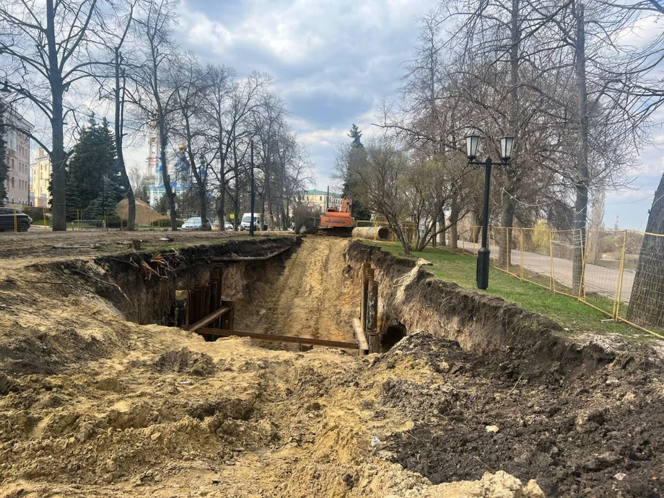 Работы на набережной продолжаются