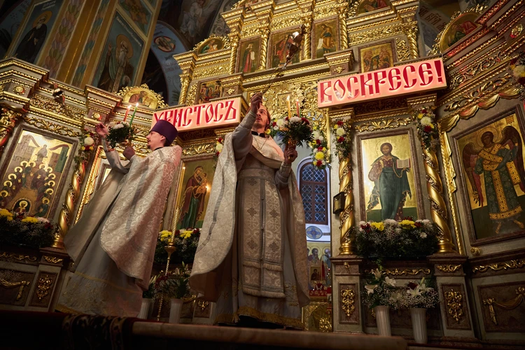 В ночь на 20 апреля в храмах Перми прошли пасхальные службы