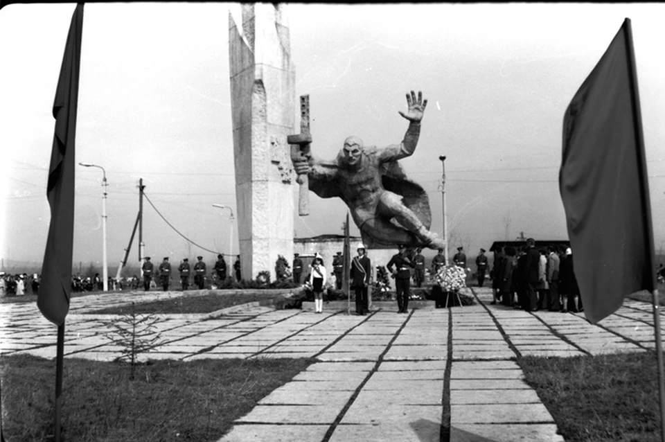 Открытие мемориала "Последняя атака" в Чегдомыне, 1975 год. Фото: А. С. Мечик