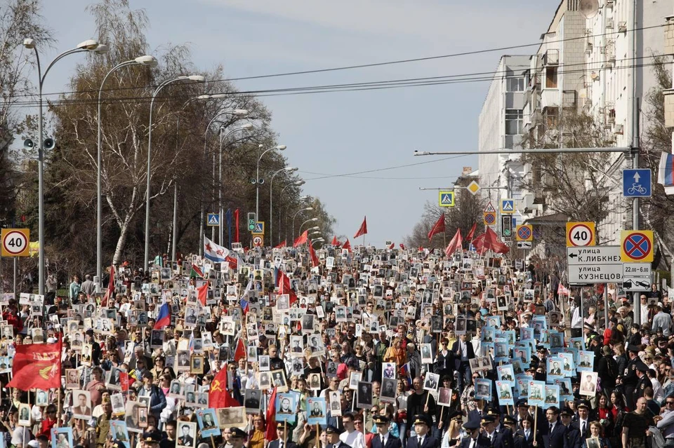 В 2025 году шествие «Бессмертного полка» пройдет в Ульяновске в очном формате. Фото телеграм-канал Пул73
