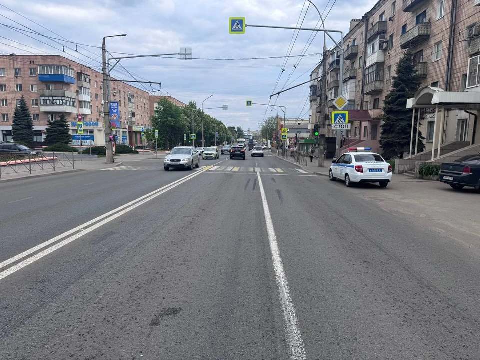 ДТП произошло на зебре. ФОТО: УГИБДД МВД по Луганской Народной Республике