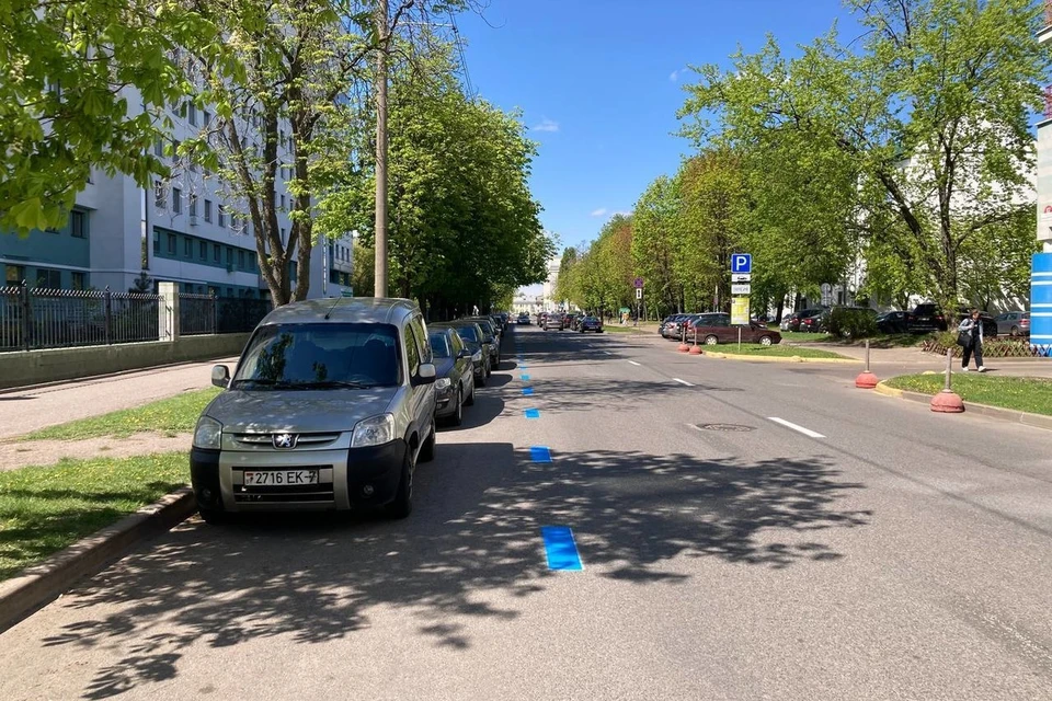 ГАИ сказала минчанам про новою разметку на дорогах города. Фото: телеграм-канал УГАИ ГУВД Мингорисполкома