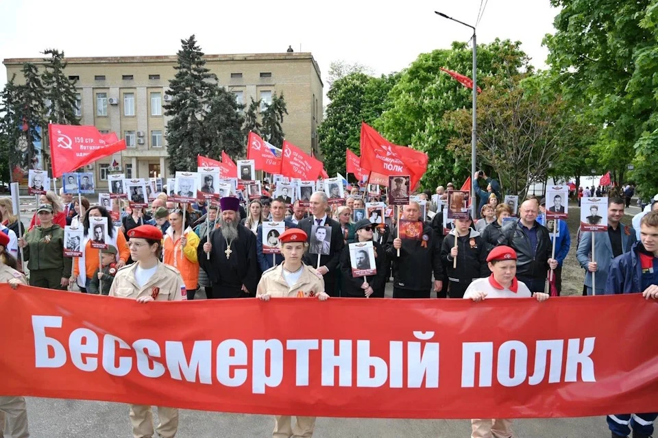 В Херсонской области прошел «Бессмертный полк» Фото: ТГ-канал Владимира Сальдо