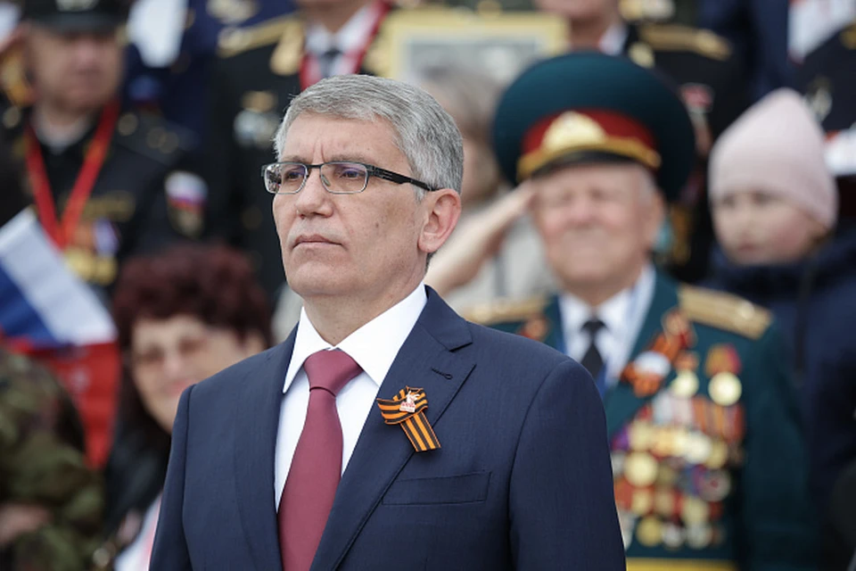 Губернатор Тульской области Дмитрий Миляев поздравил жителей региона с 80-летием Великой Победы. Фото: пресс-служба Правительства Тульской области.