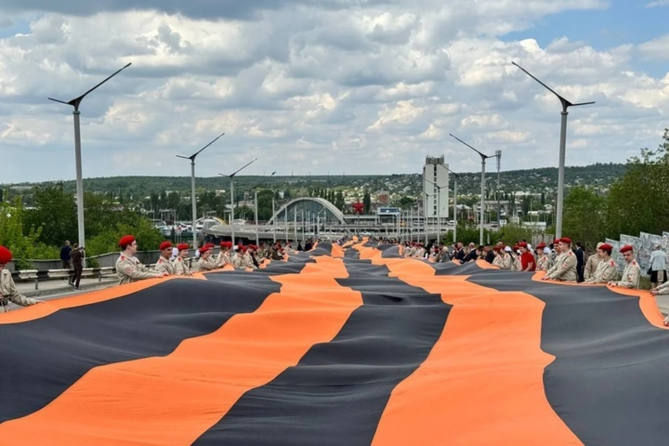 Акция прошла в центре Луганска