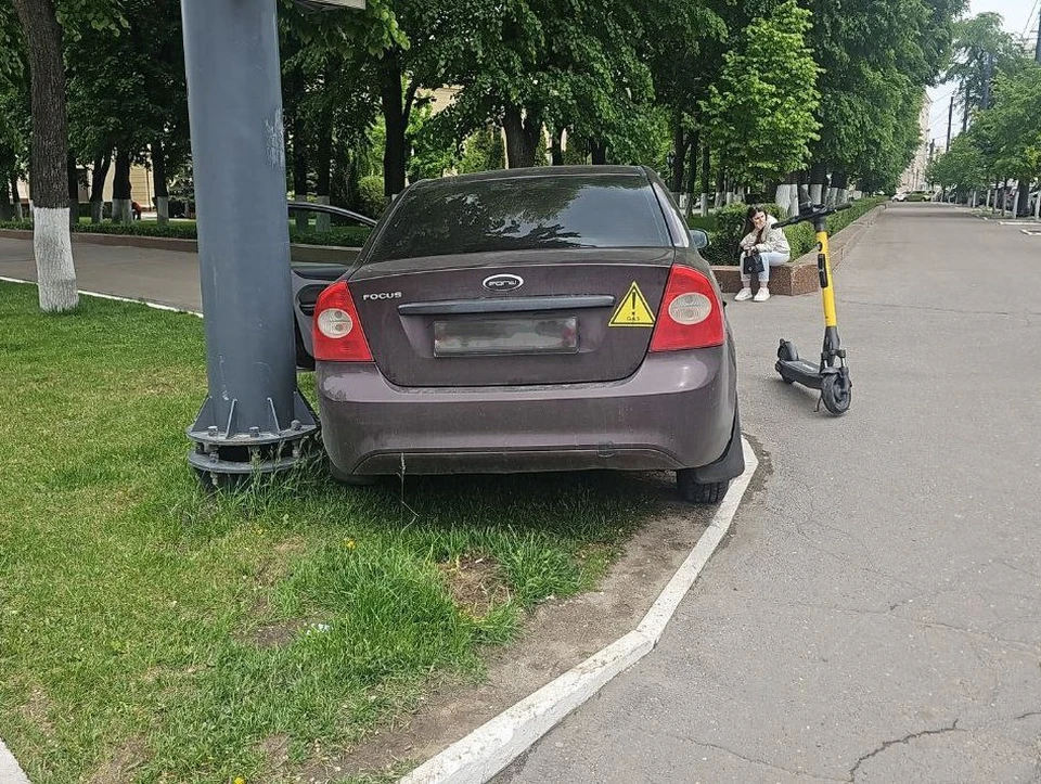 «Форд» после ДТП.