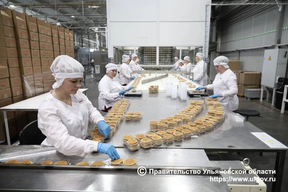 Новоульяновская кондитерская фабрика выпускает около 250 наименований продукции. Фото правительство УО