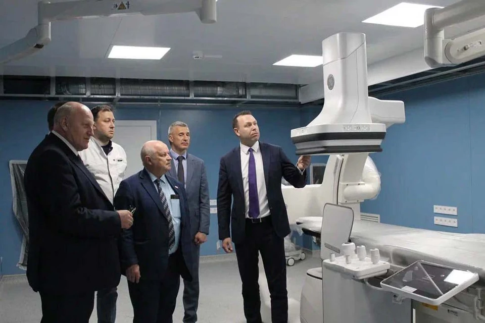 Новый ангиограф. Фото: пресс-служба администрации Ленобласти