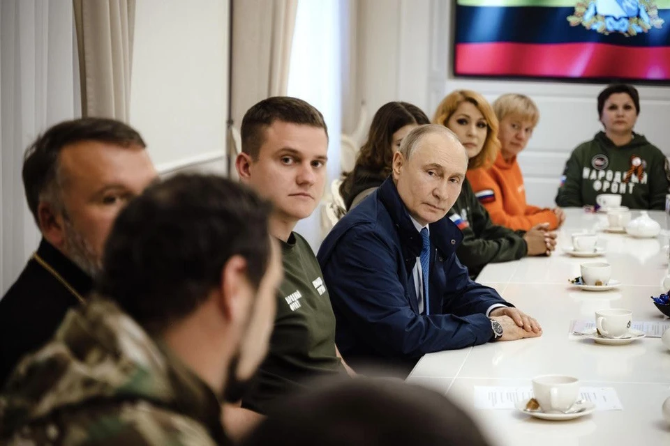 Путин провел совещание с руководителями муниципалитетов Курской области. Фото: сайт Президента РФ
