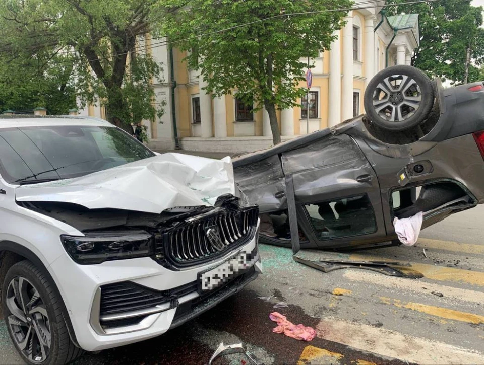 Фото с места ДТП.