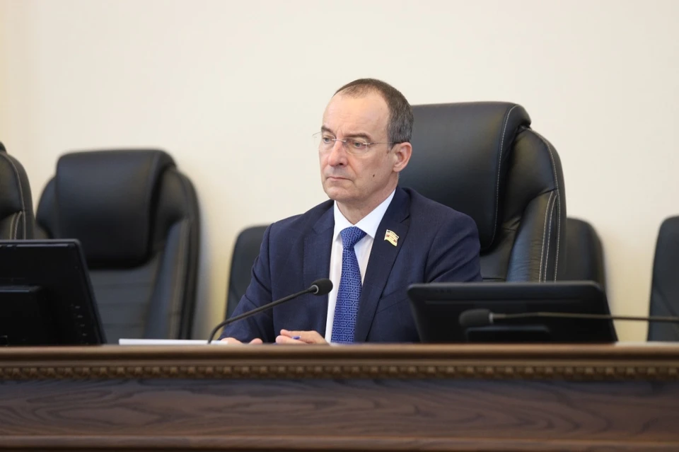 Председатель ЗСК Юрий Бурлачко Фото: пресс-служба Законодательного собрания Краснодарского края