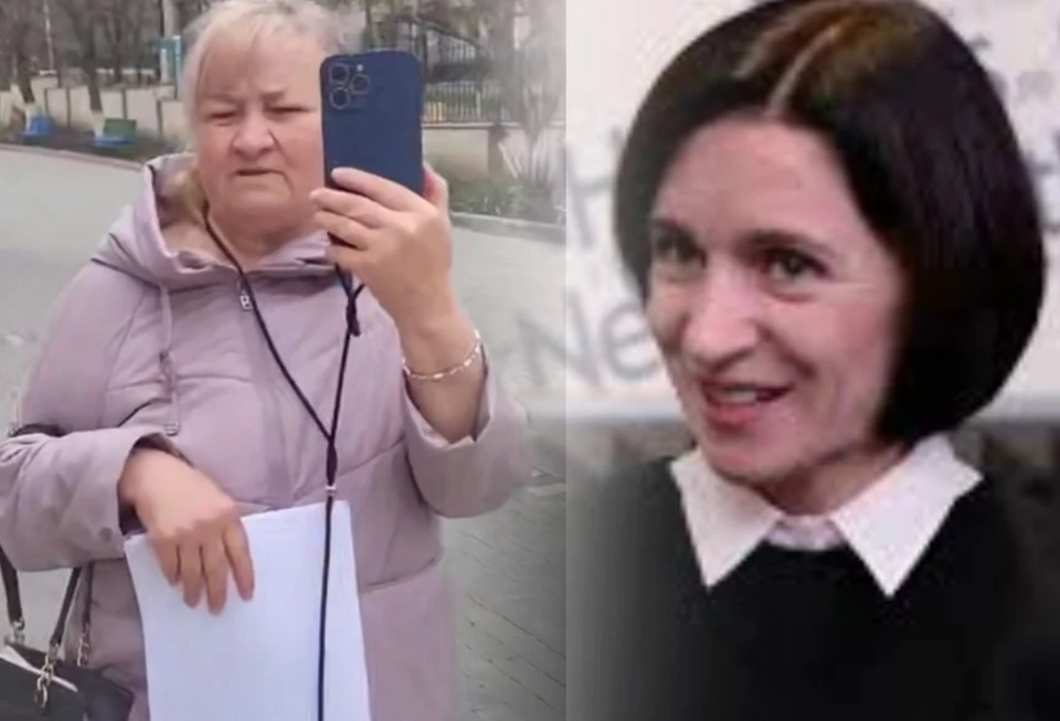 Эта поклонница Санду хотя бы обогатилась "поддерживая" режим. Фото: Коллаж "КП"