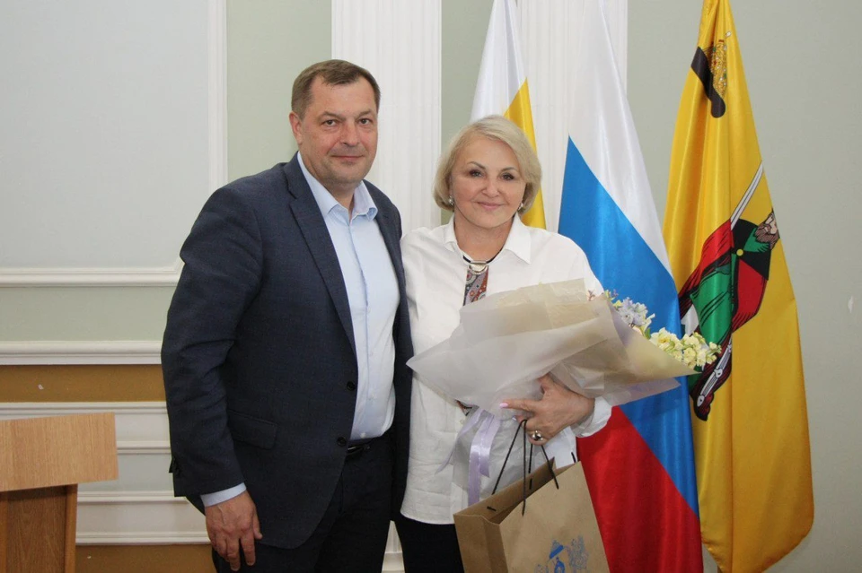 Виталий Артемов и Лариса Крохалева.