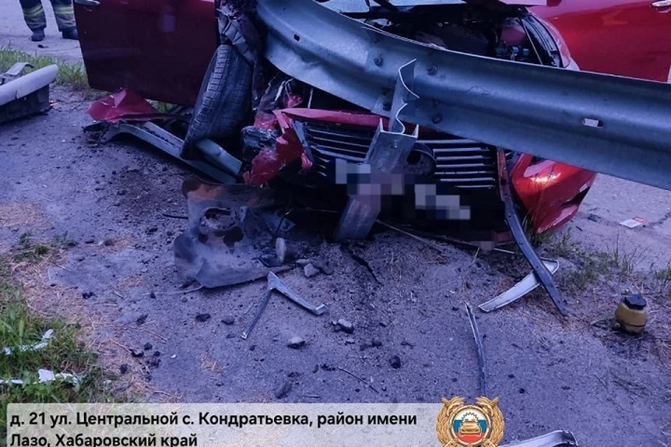 Две 17-летние девушки пострадали в ночной аварии в Хабаровском крае Фото: Госавтоинспекция УМВД России по Хабаровскому краю