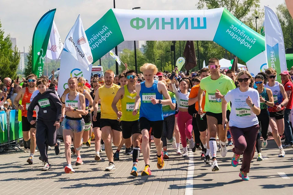 Сибиряки стартовали в парке «Арена». Фото: Эвелина Жукова