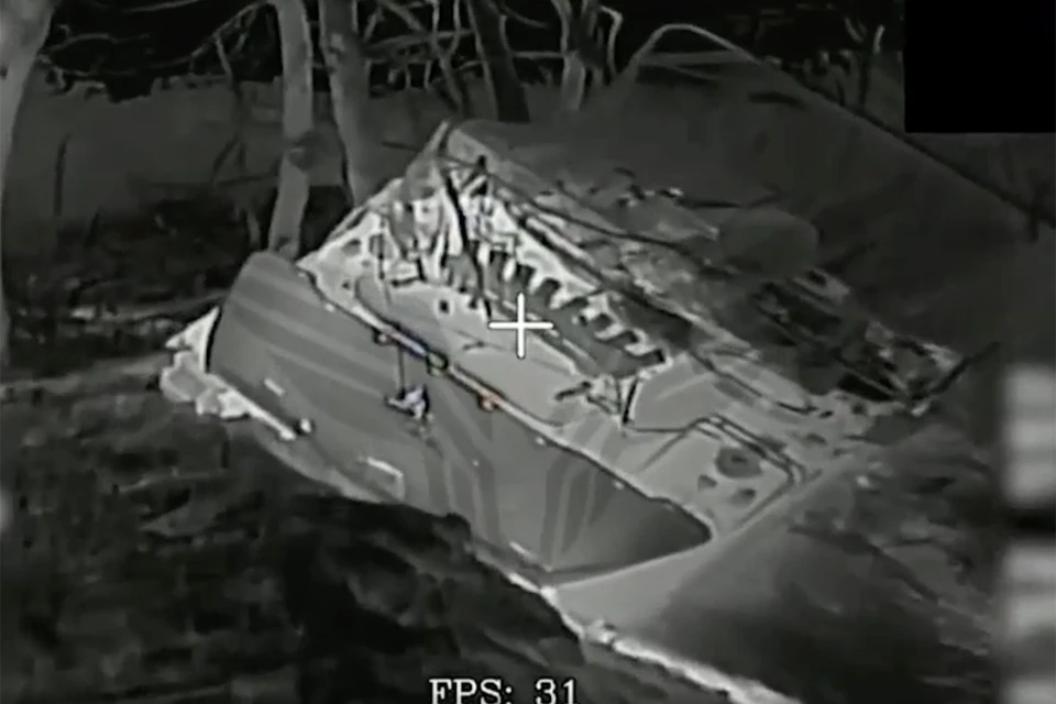 Минобороны РФ показало видео уничтожения американского БТР М113