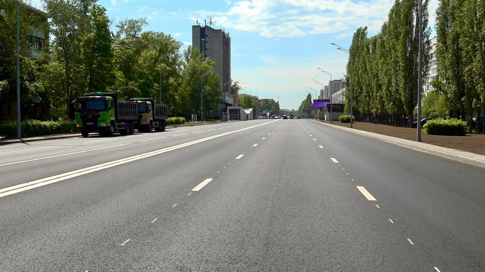 Ремонт дороги на проспекте Ленина завершили на три месяца раньше срока.