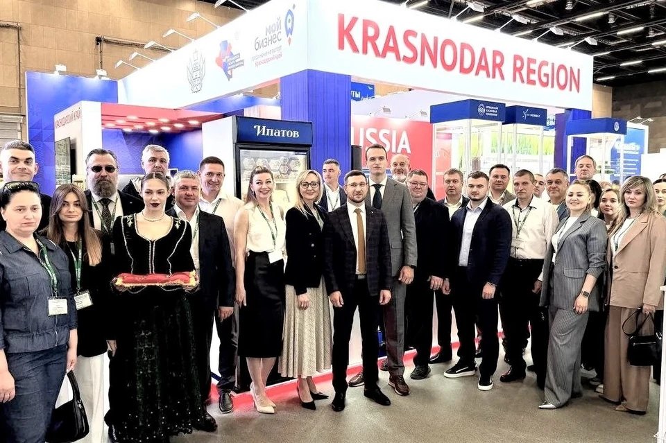 Делегация Кубани на выставке. Фото: https://admkrai.krasnodar.ru/co