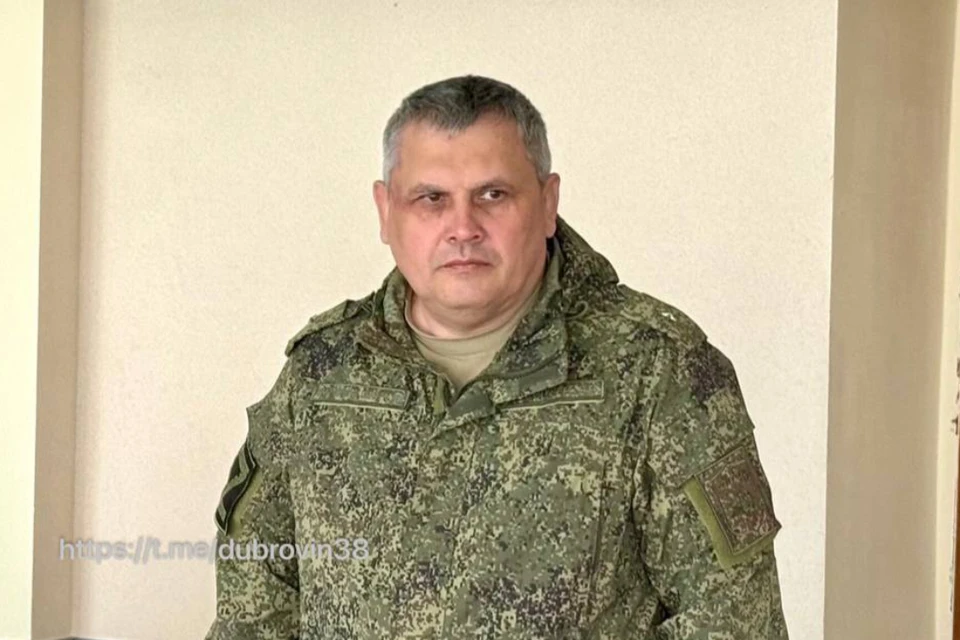 В Братске назначили нового военного комиссара. Фото: тг-канал мэра Братска Александра Дубровина.