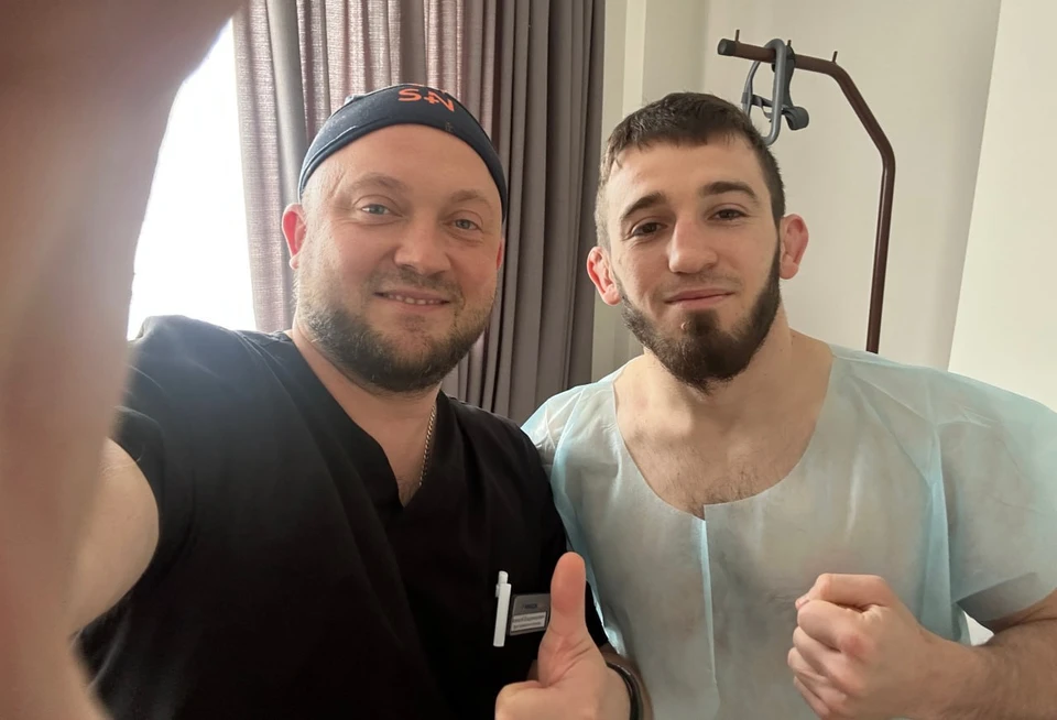 Нижегородские врачи прооперировали чемпиона мира по ММА. Фото: телеграм-канал «Бокал прессека».
