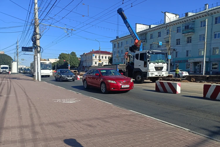 В самом центре Рязани и Горроще вскроют дороги для замены теплосетей