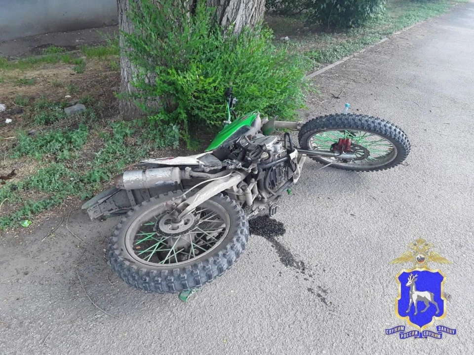 В ДТП пострадал водитель мотоцикла.