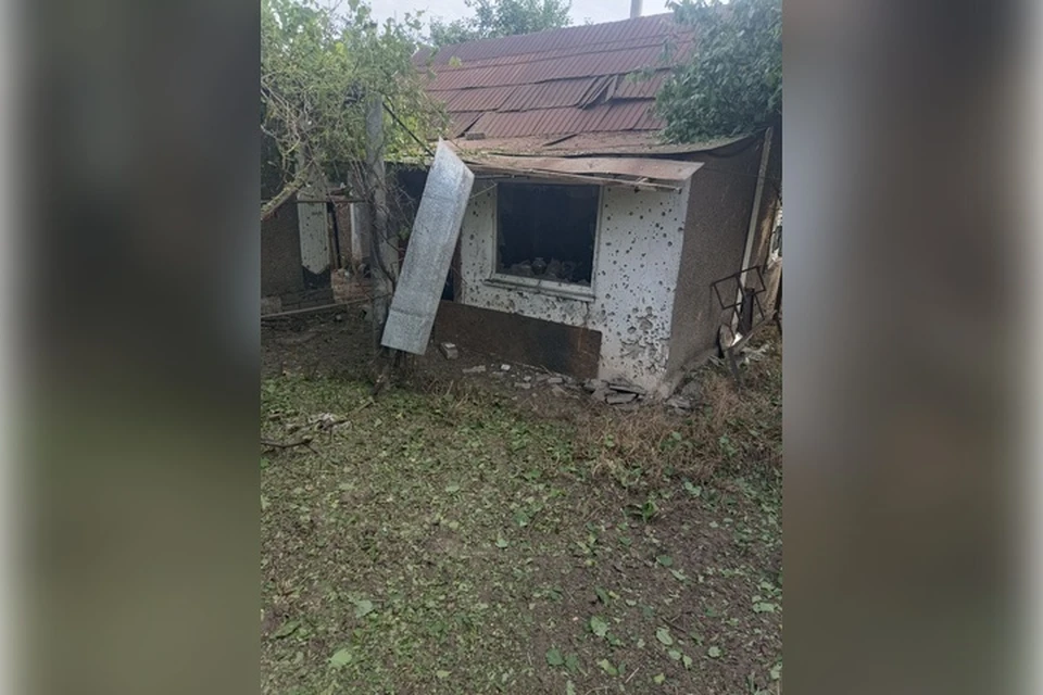 Обстрелы ВСУ повредили дома в Подо-Калиновке и ЛЭП в Великих Копанях. Фото: тг-канал Владимира Сальдо