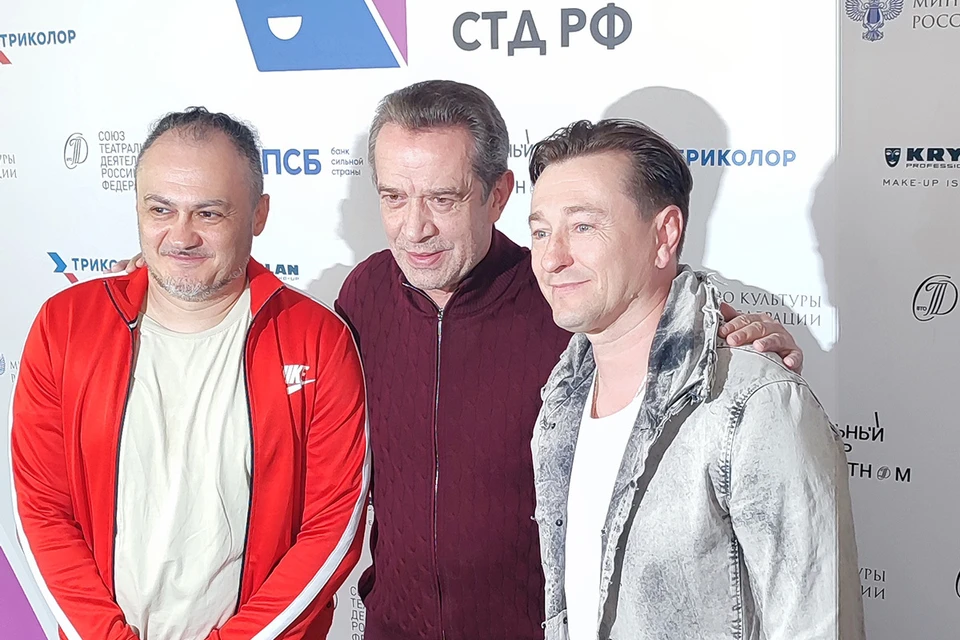 Искандер Сакаев, Владимир Машков и Сергей Безруков.