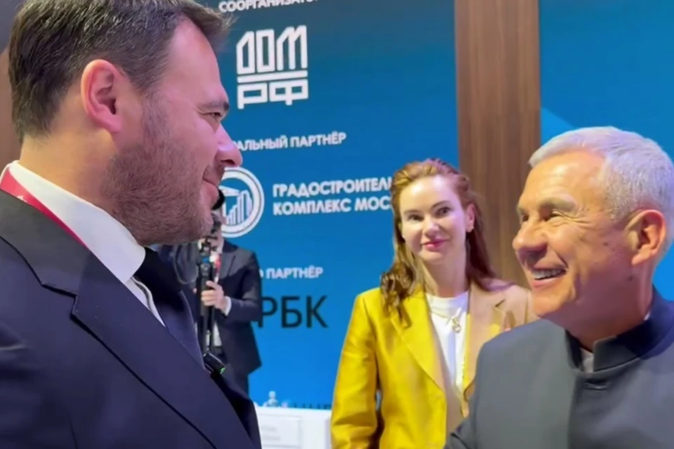 Минниханов и Агаларов встретились на полях Петербургского международного экономического форума.