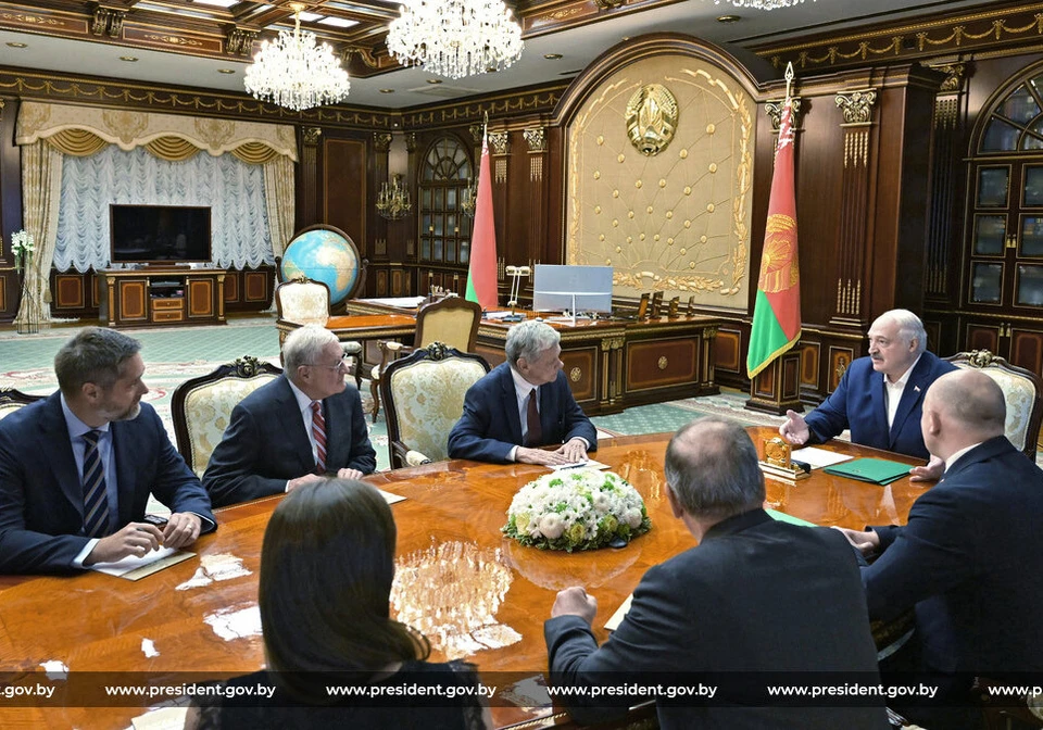 Встреча во Дворце Независимости. Фото: president.gov.by