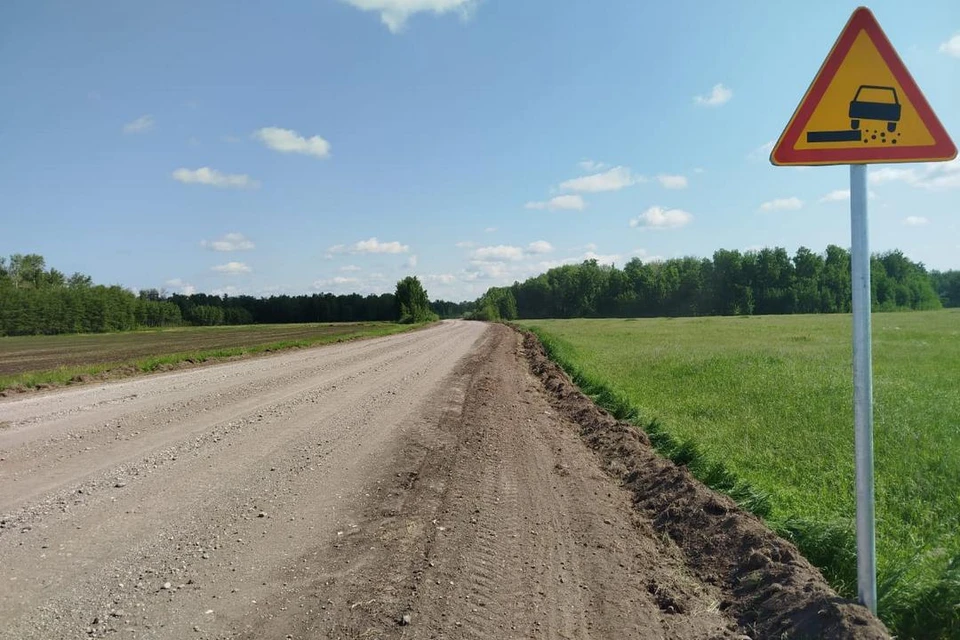 В Новосибирской области активно идет реконструкция дороги «Барабинск-Зюзя-Квашнино». Фото: ТУАД Новосибирской области