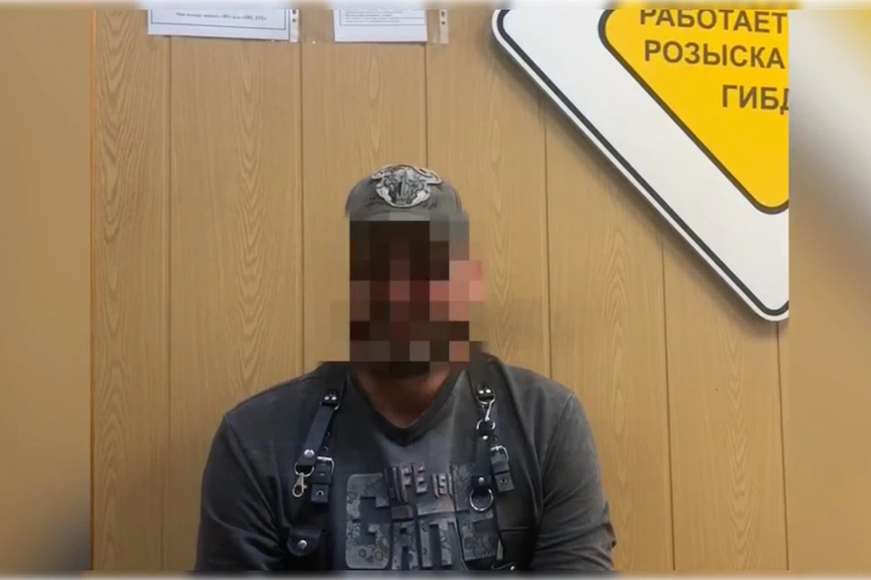 Его установили по видеозаписи и оштрафовали на 7500 рублей. Фото: Госавтоинспекция Тверской области.