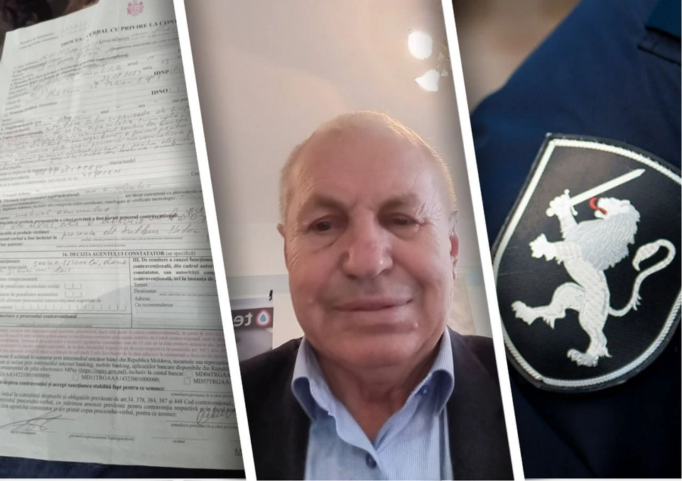 Степана Тулбура полиция оштрафовала нв 25 тысяч леев за якобы "электоральную коррупцию". Коллаж КП