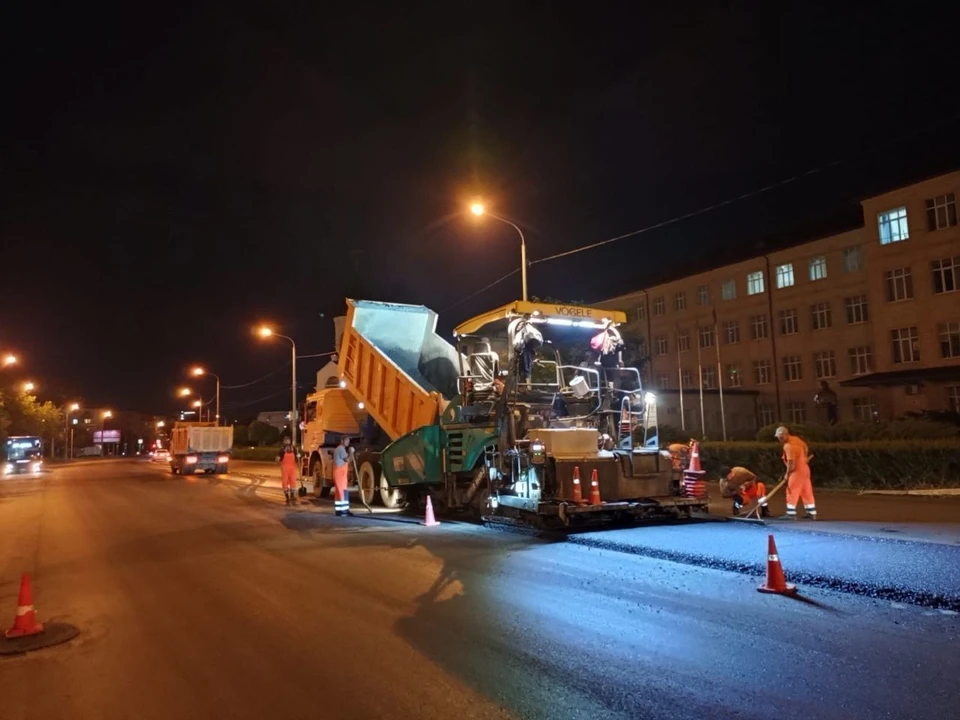 Общая протяжённость ремонтируемого участка составляет 2,23 километра