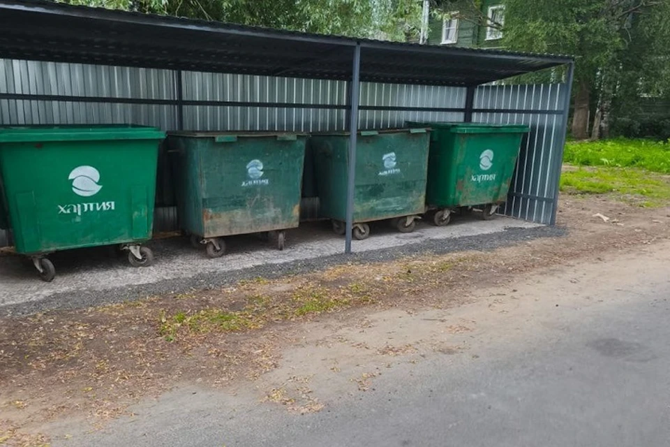 После вмешательства прокуратуры площадку для контейнеров привели в порядок.