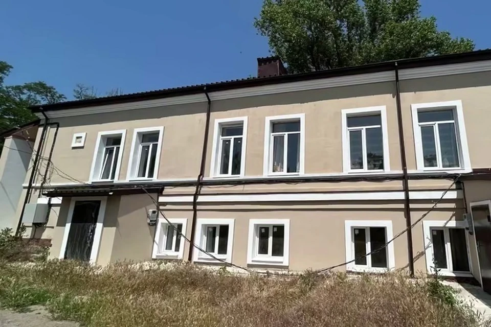 Подмосковные строители восстановили купеческий дом в Мариуполе. Фото: «РКС-НР»