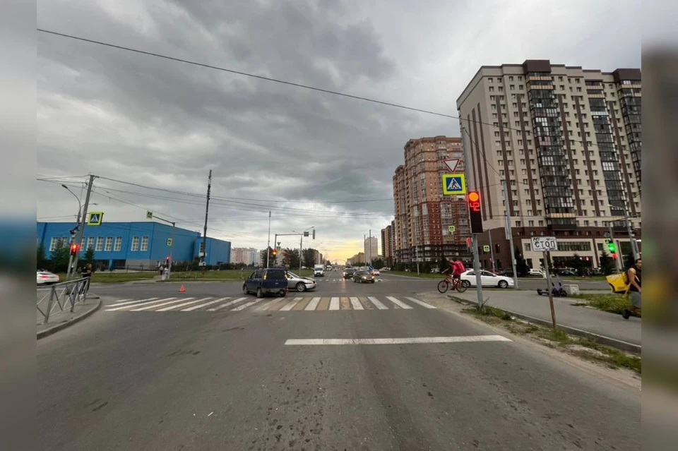 5-летняя девочка пострадала в ДТП на перекрёстке в Новосибирске. Фото: ГАИ Новосибирска