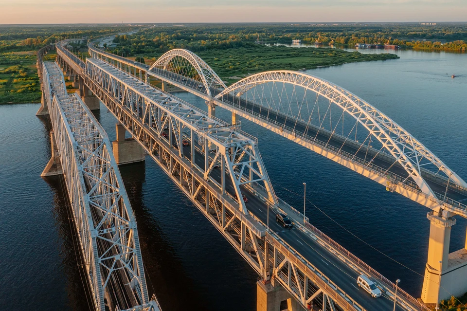 Открытие второй полосы старого Борского моста запланировано на январь 2026 года.