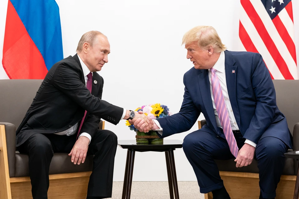 Президент России Владимир Путин и лидер США Дональд Трамп