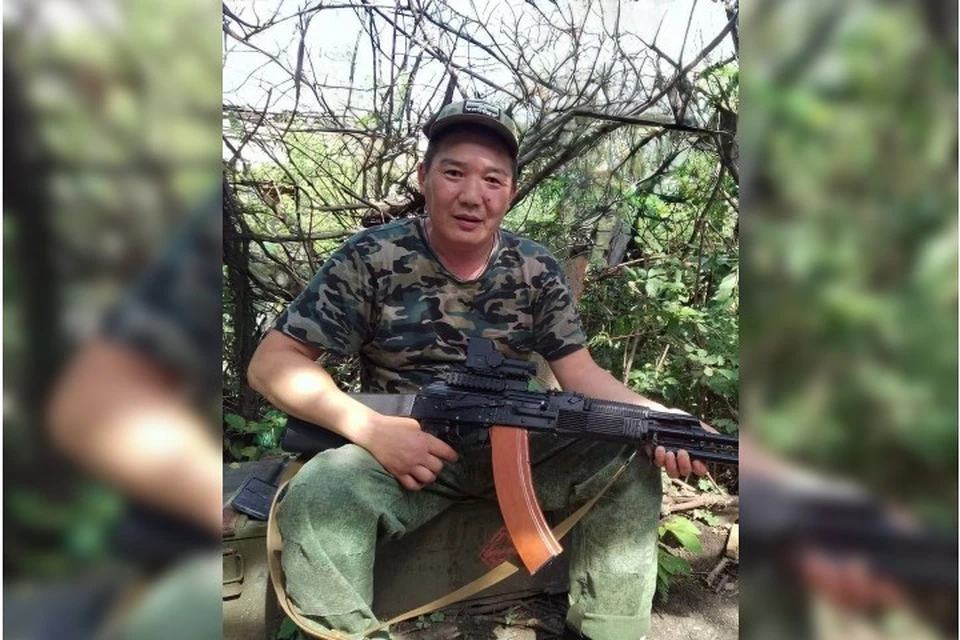 Ефрейтор Владимир Хадаев героически погиб в зоне СВО. Фото: соцсети мэра Ольхонского района Андрея Тыхеева.