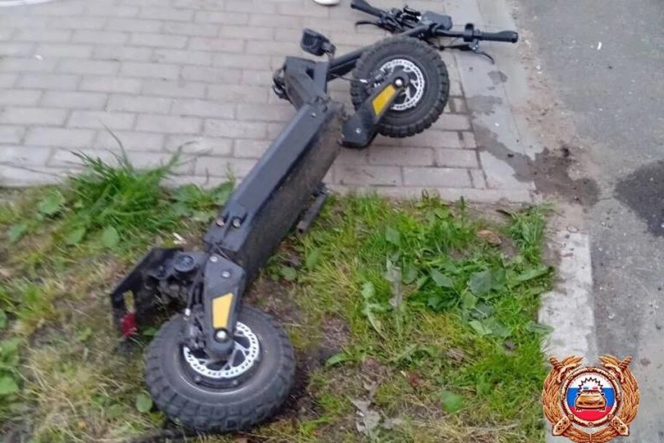 Самокат после ДТП. Фото: управление Госавтоинспекции по Тверской области