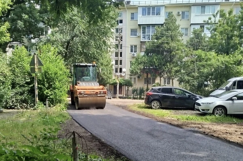 В Краснодаре отремонтировали 10 внутриквартальных территорий Фото: пресс-служба городской администрации