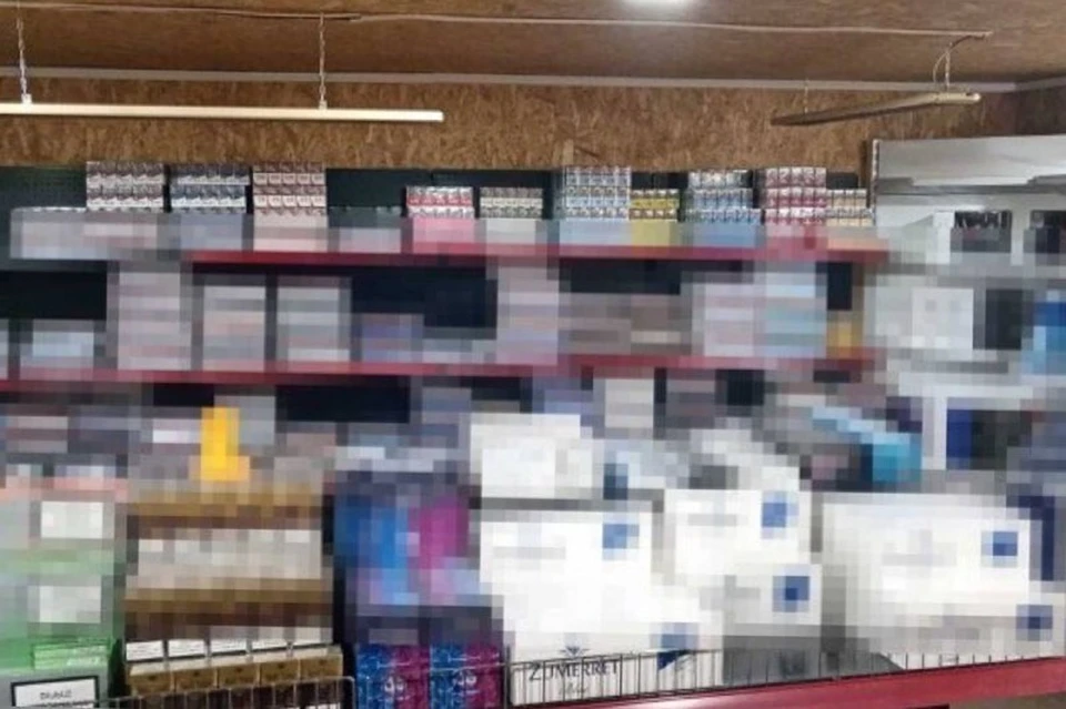 В Новосибирске мужчина прятал партию контрафактных сигарет на 30 млн рублей. Фото: МВД по Новосибирской области