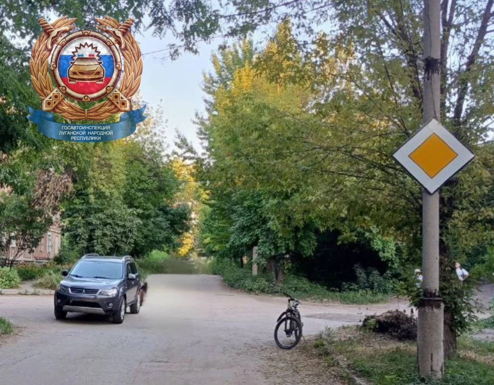 ДТП в Алчевске. ФОТО: УГИБДД МВД по Луганской Народной Республике