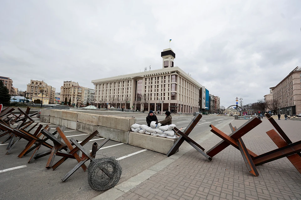 Украинцы помогают России, несмотря на угрозу жестокого наказания. На фото: вид Киева.