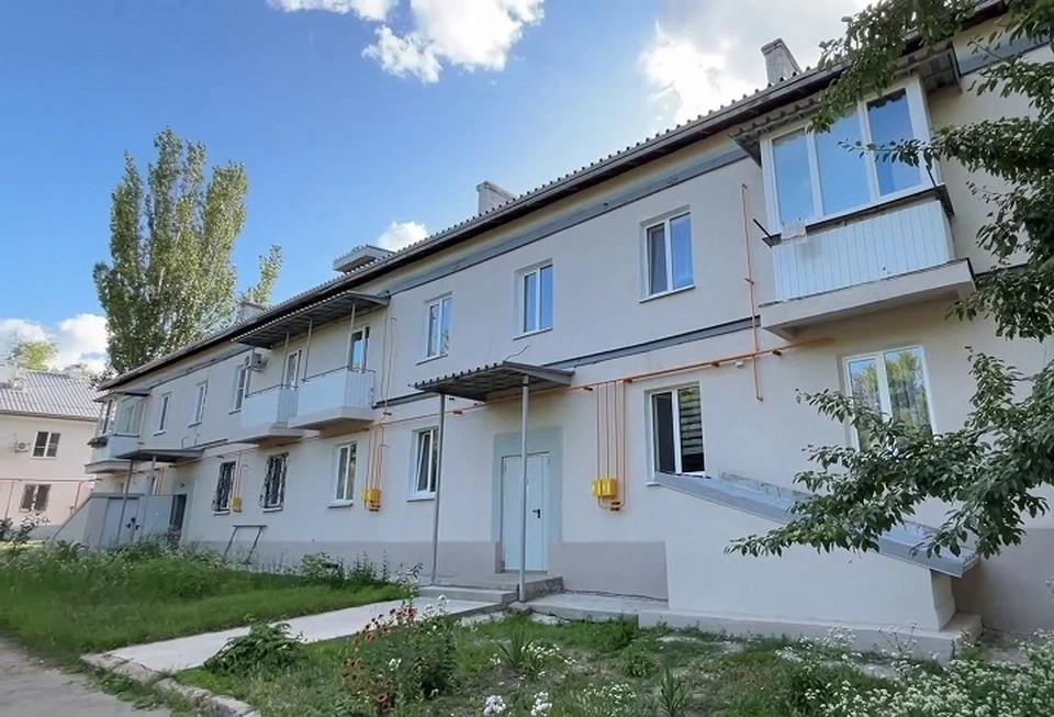 В Мариуполе восстановили жилой дом 1949 года на улице Владимирской. Фото: «РКС-НР»