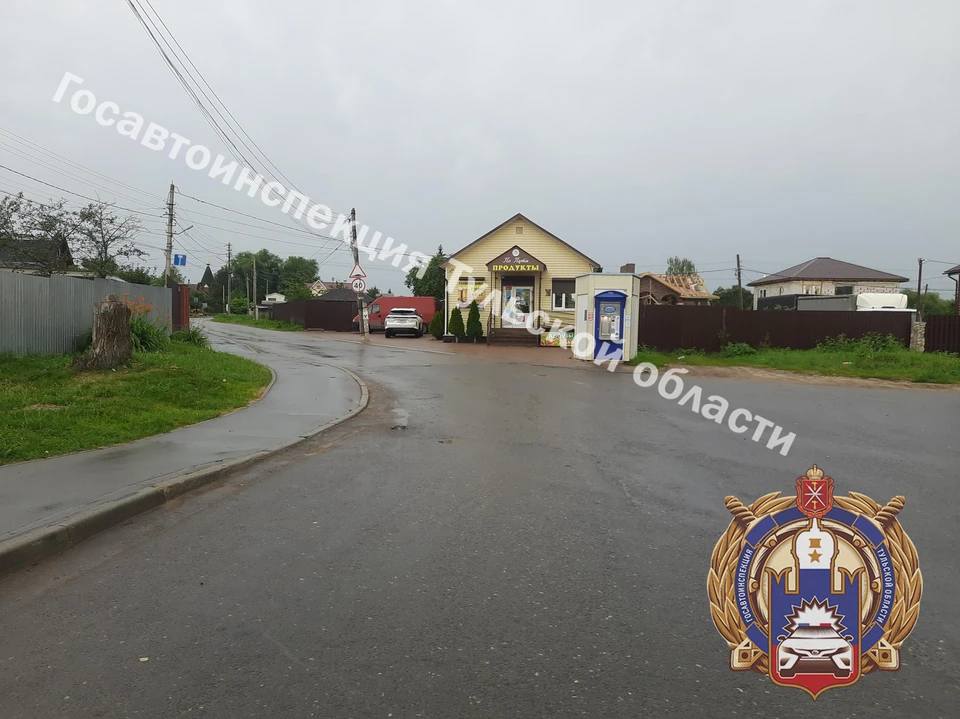 Подросток на питбайке попал в аварию в Туле
